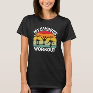 Corkscrew Bottle Opener My Favourite Workout Drin T-Shirt