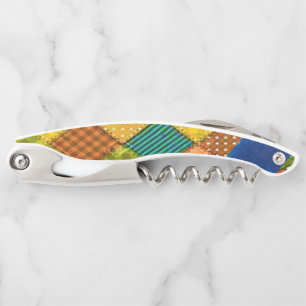 Corkscrew Bottle Opener Stripe