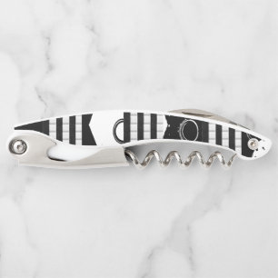 Corkscrew Bottle Opener Stripe