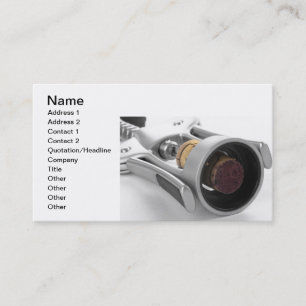 Corkscrew Business Card