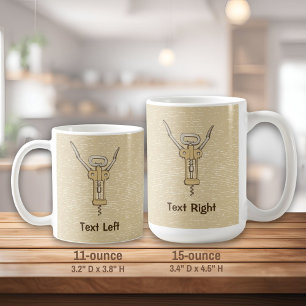 Corkscrew Coffee Mug