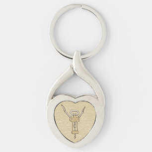 Corkscrew Key Ring