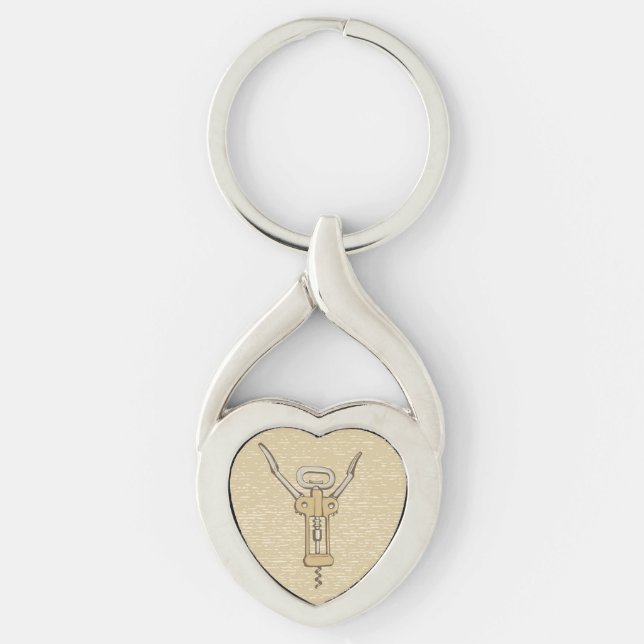 Corkscrew Key Ring (Front)