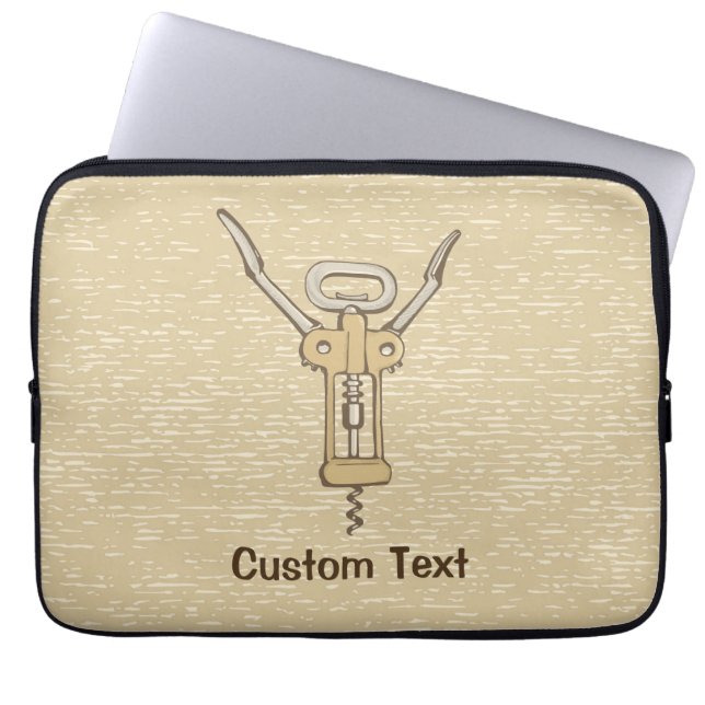 Corkscrew Laptop Sleeve (Front)