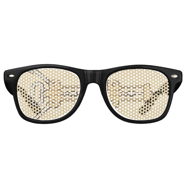 Corkscrew Retro Sunglasses (Front)