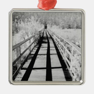 Corkscrew Swamp Sanctuary boardwalk, Florida, Metal Tree Decoration