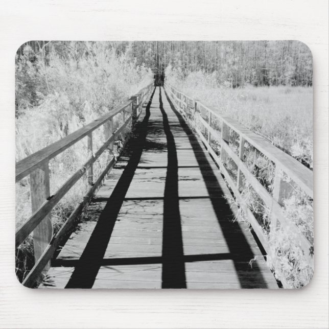 Corkscrew Swamp Sanctuary boardwalk, Florida, Mouse Pad (Front)