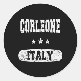 Corleone Italy Classic Round Sticker