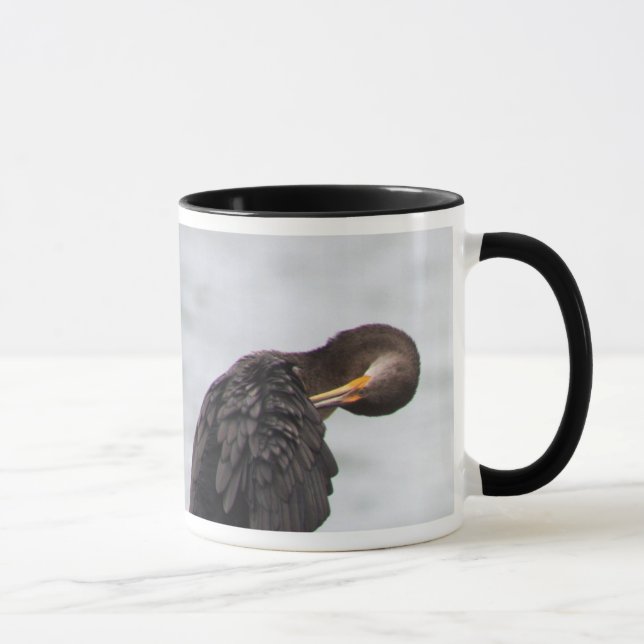 Cormorant Bird Mug (Right)