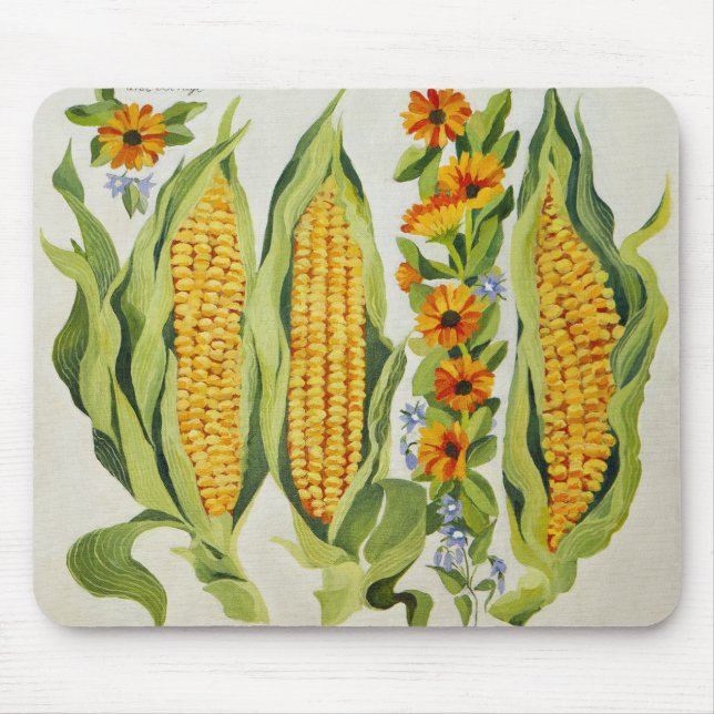 Corn and marrow flowers 2014 mouse pad (Front)