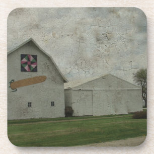 Corn Barn Crackle Coaster