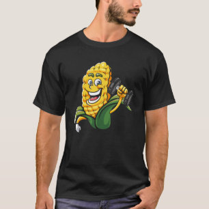 Corn Bodybuilding Fitness Equipment Workout Vegan T-Shirt
