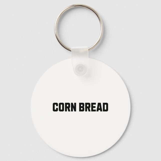Corn Bread Funny Costume Halloween  Key Ring (Front)
