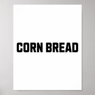 Corn Bread Funny Costume Halloween Poster