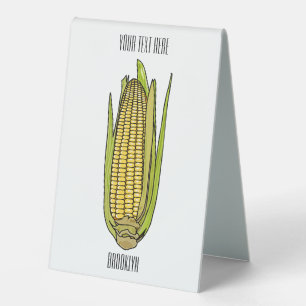 Corn cartoon illustration