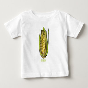 Corn cartoon illustration  baby T-Shirt