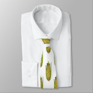 Corn cartoon illustration tie