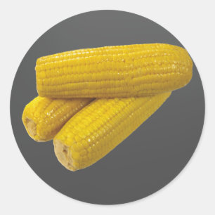 Corn Classic Round Sticker