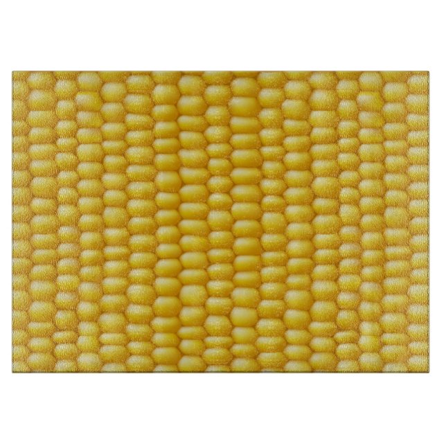 Corn Cob Background Cutting Board (Front)