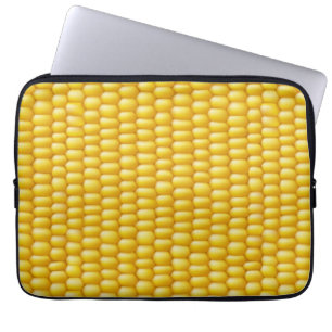 Corn Cob Background Laptop Sleeve
