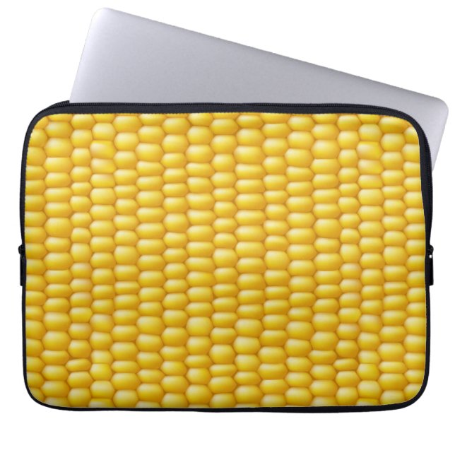Corn Cob Background Laptop Sleeve (Front)