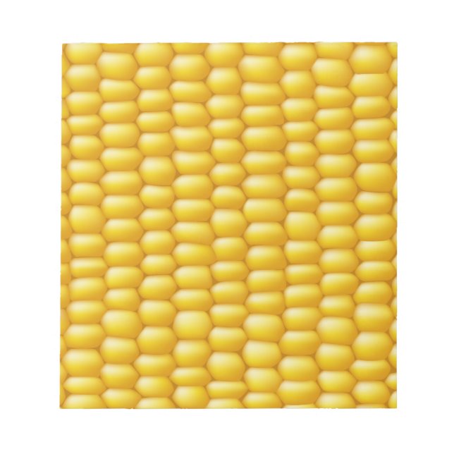 Corn Cob Background Notepad (Front)