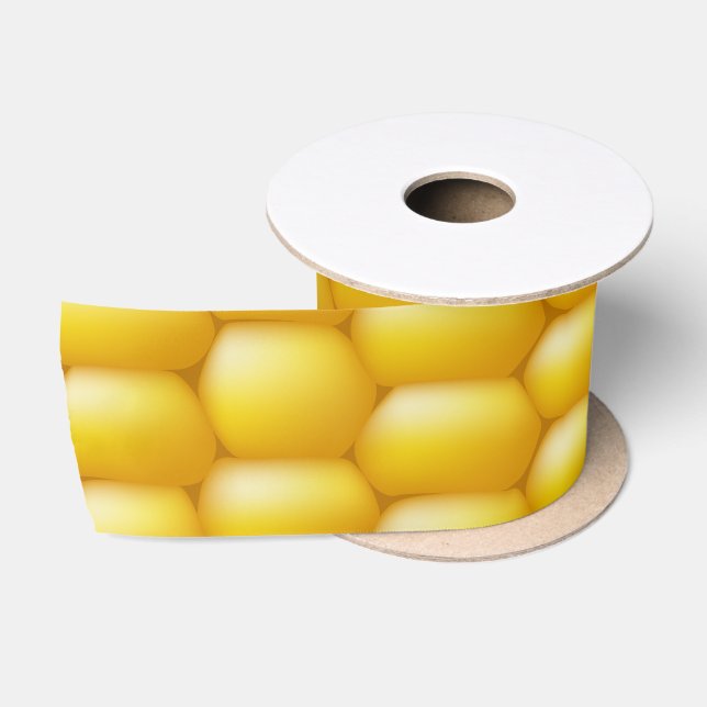Corn Cob Background Satin Ribbon (Spool)