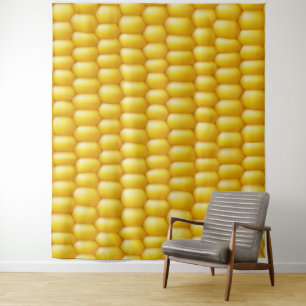 Corn Cob Background Tapestry