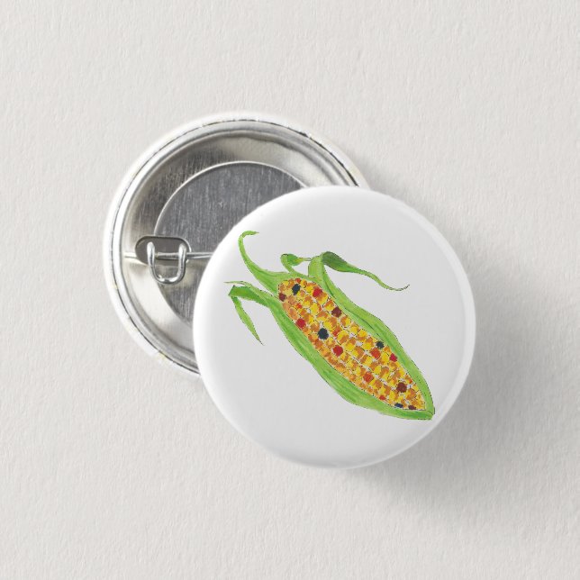 Corn Cob Button (Front & Back)