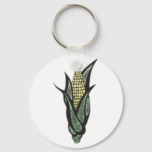 Corn Cob Keychain