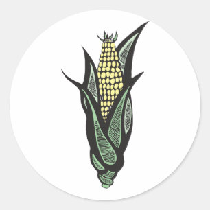 Corn Cob Stickers