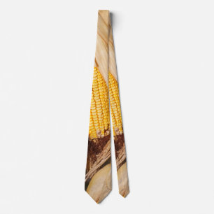 Corn Cobb On Stalk Neck Tie