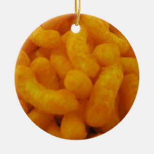 Corn Curls Ceramic Ornament
