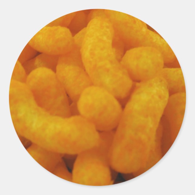 Corn Curls Classic Round Sticker (Front)