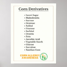 Corn Derivatives Allergy Awareness