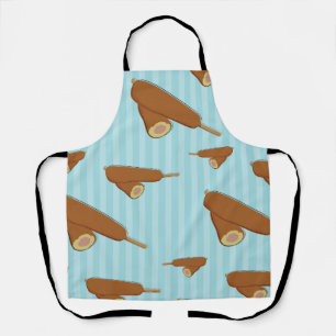 Corn Dog Illustration Apron
