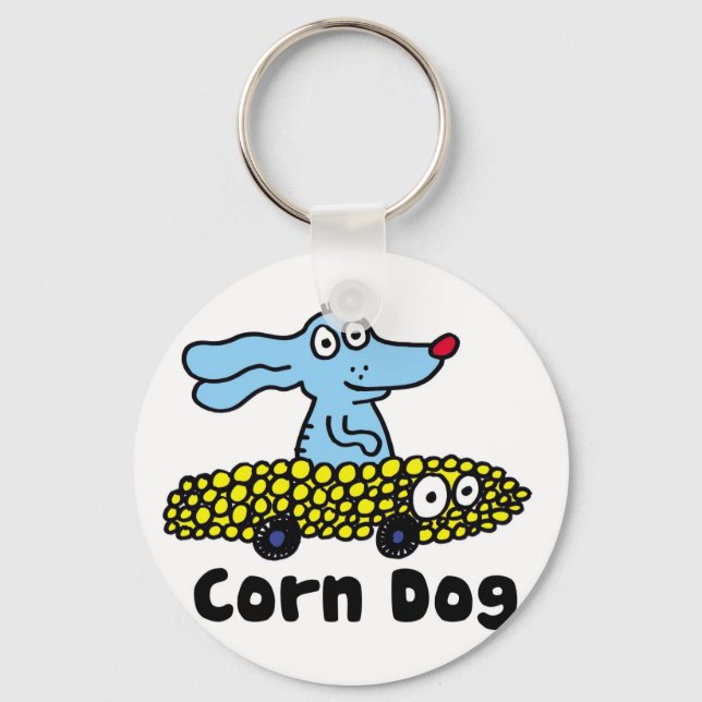 corn dog keychain (Front)