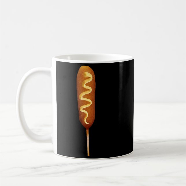 Corn Dog Lover Halloween Costume Coffee Mug (Left)