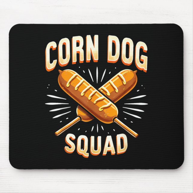 Corn Dog Squad Halloween Mouse Pad (Front)