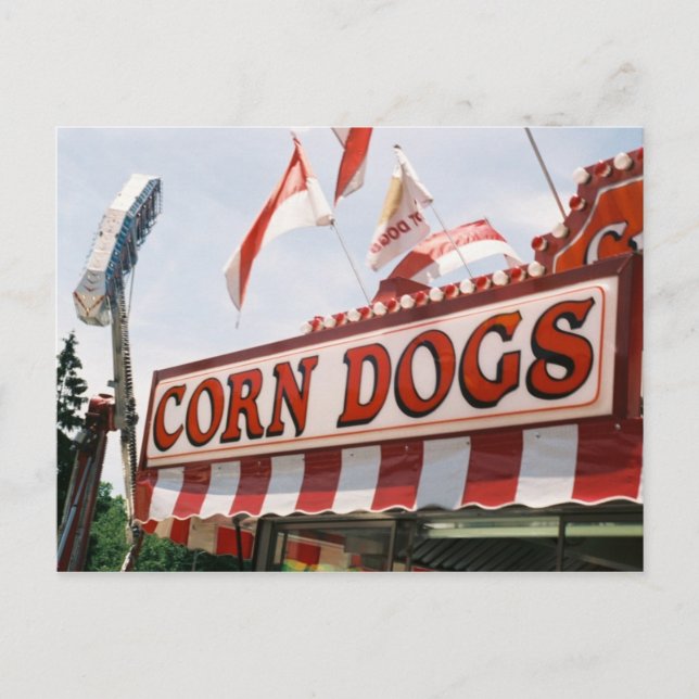 Corn Dogs Postcard (Front)