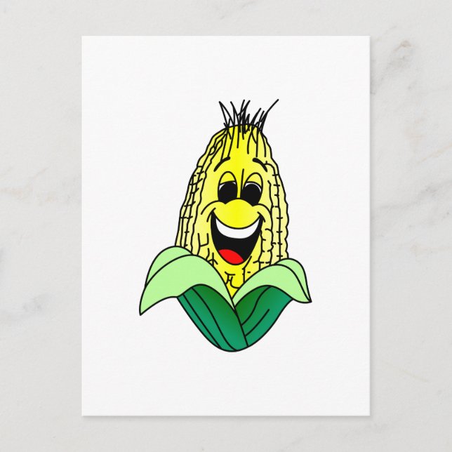 Corn Face Postcard (Front)
