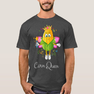 Corn Fairy Queen with Wings and Stick Maize On Cob T-Shirt