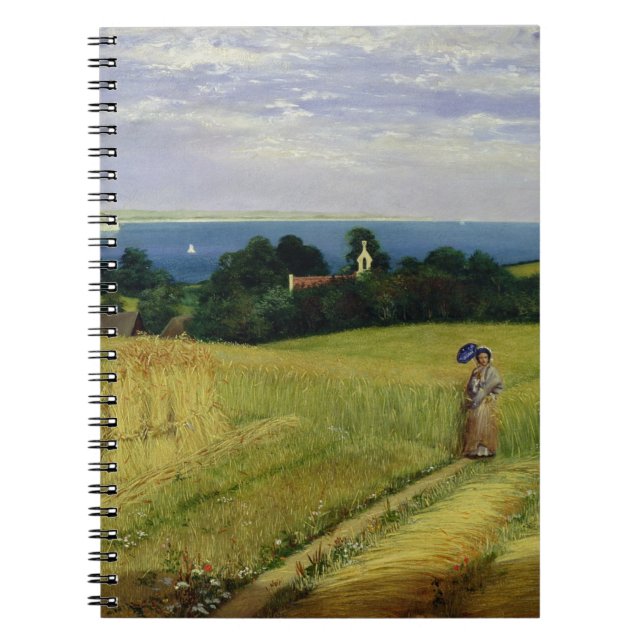 Corn Field in the Isle of Wight Notebook (Front)