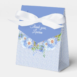 Corn Flowers and Polka Dots Bridal Shower Favour Box