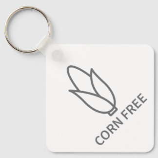 Corn-Free Allergy Alert Key Ring