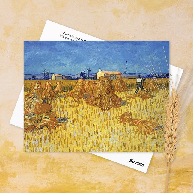 Corn Harvest Provence Vincent van Gogh Postcard (Creator Uploaded)