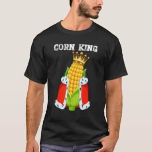 Corn King Dad Mens Corn Sweetcorn Corn Farmer T-Shirt