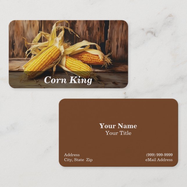 Corn / Maize Business Card (Front/Back)