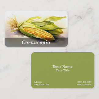 Corn / Maize Business Card