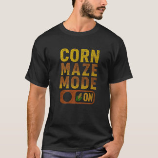 Corn Maze Mode On Rustic Switch Corn Runner Premiu T-Shirt